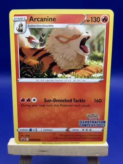 Arcanine (Illustration Contest 2022) - SWSH304 : Sword & Shield Promo Cards - Image 1