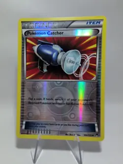 Pokemon TCG Card 2016 XY BREAKpoint Pokemon Catcher 105/122 Reverse Holo - Image 1
