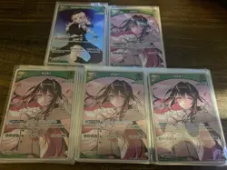 Hololive Official Card Game English Blooming Radiance Base Playset 4x (C-U-R-RR) - Image 1