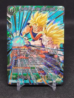 Dragon Ball Super SS Son Goku & SS2 Son Gohan Father-Son Solidarity SR Foil Card - Image 1