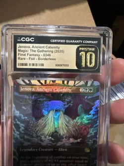 CGC Pristine 10 - Jenova, Ancient Calamity Borderless Foil - FINAL FANTASY POP 1 - Image 5