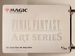 MTG Final Fantasy Art Series Gold Stamped Autograph: The Final Days 6/53 - Image 2