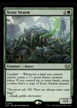 Scute Swarm #197 MTG Duskmourn NM X1 - Image 1