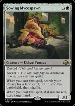 FOIL SOWING MYCOSPAWN NM! *MODERN HORIZONS 3* - Image 1