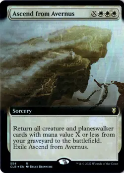 Ascend From Avernus NM/M* FOIL EXTENDED Commander Baldur's Gate 554 -UnltdCards - Image 1