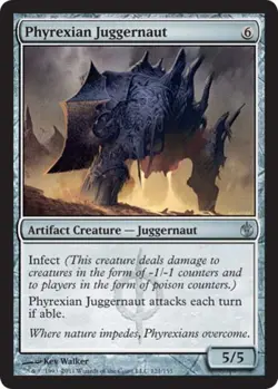 Phyrexian Juggernaut ~ Moderately Played Mirrodin Besieged MTG Magic UltimateMTG - Image 1