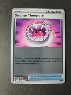 Strange Timepiece (Reverse Holo) 128/132 Uncommon Pokemon Mega Evolution - Image 1