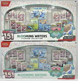 Pokemon TCG Scarlet & Violet 151 Blooming Waters Premium Collection 2 Pack - New - Image 1