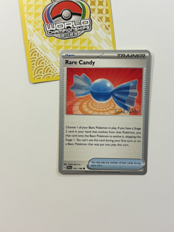 Rare Candy 191/198 2023 Pokemon World Championships Variant Scarlet & Violet F - Image 1