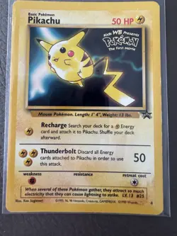 Pikachu 04/53 WB Pokemon The First Movie Promo - Image 1