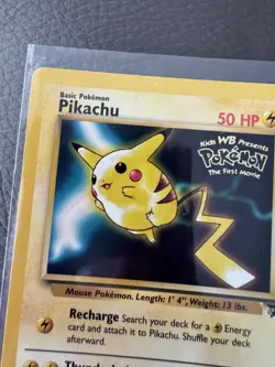 Pikachu 04/53 WB Pokemon The First Movie Promo - Image 2