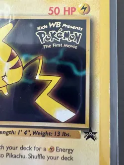 Pikachu 04/53 WB Pokemon The First Movie Promo - Image 4