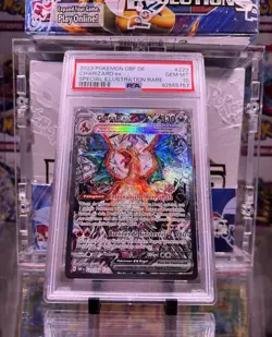 Pokemon Glurak Ex OBF 223 PSA 10 Charizard Obsidianflammen Obsidian Flames SIR - Image 1