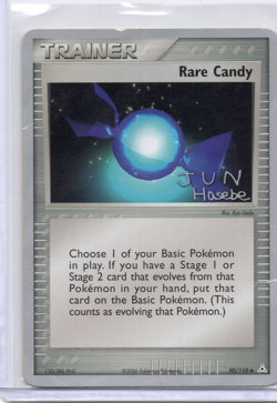 Rare Candy 90/110 World Championship 2007 Jun Hasabe Pokemon TCG DMG - Image 1