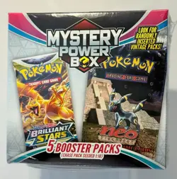 Pokemon Mystery Power Box 5 Booster Packs (Chase Pack Seeded 1:10) Sealed *New* - Image 2