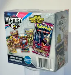 Pokemon Mystery Power Box 5 Booster Packs (Chase Pack Seeded 1:10) Sealed *New* - Image 4