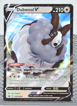 Pokemon TCG Black Star Promo Dubwool V - SWSH049 - Image 2