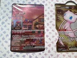 Pokemon TCG 151 UPC Promo Set Mew 053, Mewtwo 052, Metal Mew 205 New Sealed - Image 2