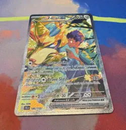 Hop's Zacian ex - 186/159 - SV09: Journey Together SIR Pokemon TCG *Near MINT! - Image 3