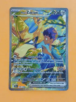 Pokemon Journey Together Hop's Zacian ex 186/159 Special Illustration Rare SIR - Image 1