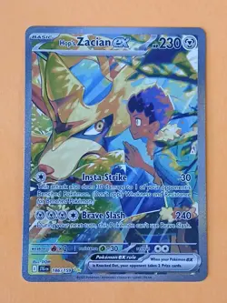 Pokemon Journey Together Hop's Zacian ex 186/159 Special Illustration Rare SIR - Image 2