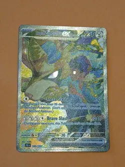 Pokemon Journey Together Hop's Zacian ex 186/159 Special Illustration Rare SIR - Image 3