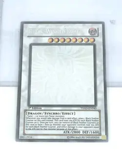 Yu-Gi-Oh! Black-Winged Dragon TSHD-EN040 Ghost Rare 1st Edition - Image 1