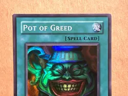 yugioh Pot Of Greed Super Rare Db1-EN134 Super North American Near Mint - Image 3
