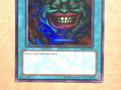 yugioh Pot Of Greed Super Rare Db1-EN134 Super North American Near Mint - Image 4