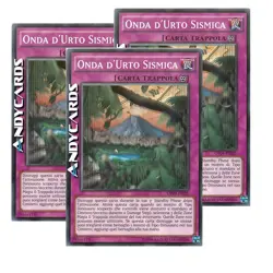 3x ONDA D'URTO SISMICA (Seismic Shockwave) • Comune • OP04 IT025 • YUGIOH! - Image 1