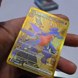 Destined Rivals Cynthia's Garchomp gold card 241/182 pokemon card - Image 3
