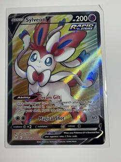 Sylvia on V basic HP 200 Pokemon Rapid Strike Card 183/203 - Image 2