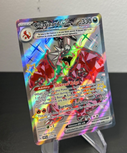 2024 Pokemon Charizard EX Shiny Black Star Promo Full Art 074 SVPEN Card NM - Image 2