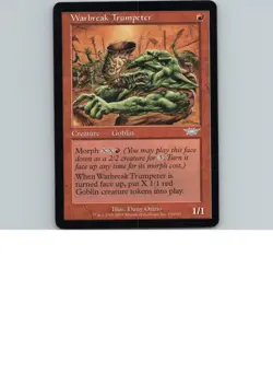 Lot 4x Warbreak Trumpeter Legions Magic The Gathering Cards - Image 1