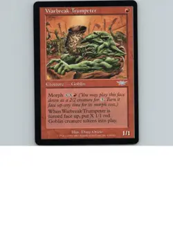 Lot 4x Warbreak Trumpeter Legions Magic The Gathering Cards - Image 3