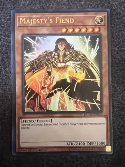 Yugioh Majesty's Fiend DUDE-EN035 Ultra Rare 1st Edition NM - Image 1