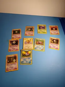 Pokemon TCG Old Card Stuck Together Lot Look At Pics An Read Description - Image 1