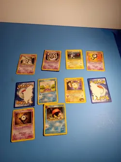 Pokemon TCG Old Card Stuck Together Lot Look At Pics An Read Description - Image 2