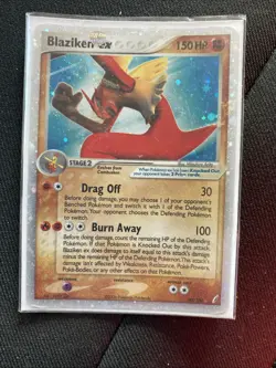 Pokemon Blaziken ex Trading Card - 150 HP, Stage 2 Holo Rare - Image 1