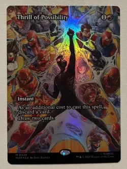 Thrill of Possibility (Borderless Foil) Mythic MTG Spider-Man Eternal - Image 1