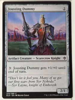 Jousting Dummy - Throne of Eldraine - Magic the Gathering MTG Nice! - Image 1