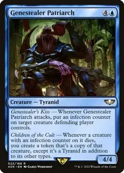 Genestealer Patriarch - Surge Foil Warhammer 40,000 NM MTG - Image 1