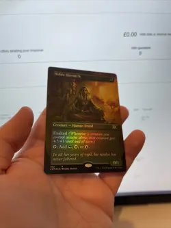 1X FOIL Noble Hierarch BORDERLESS MINT MTG Magic 2XM Masters VIP Extended Full - Image 5