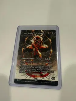 MTG Spiderman-Iron Spider, Civil Warrior 0039 (Borderless) NM - Image 1