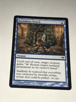 BANISHING KNACK Magic the Gathering Card - Image 1