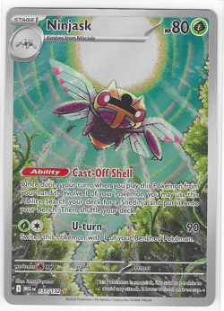 Ninjask 137/132 Pokemon Card Illustration Rare ME01: Mega Evolutions - Image 1