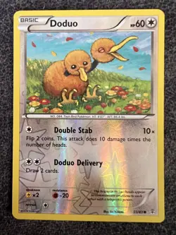 Doduo 55/83 Common Reverse Holo Pokemon Card NM - Image 1