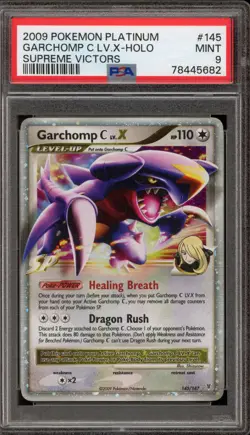 Pokemon Garchomp C Lv.X Supreme Victors Holo Ultra Rare #145 PSA 9 Mint - Image 1