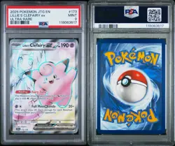 2025 POKEMON JTG EN-JOURNEY TOGETHER ULTRA RARE #173 LILLIE'S CLEFAIRY EX PSA 9 - Image 2