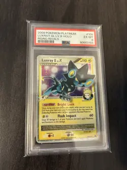 Pokemon Luxray GL Lv.X 109/111 Rising Rivals Holo 2009 PSA 6 - Image 1